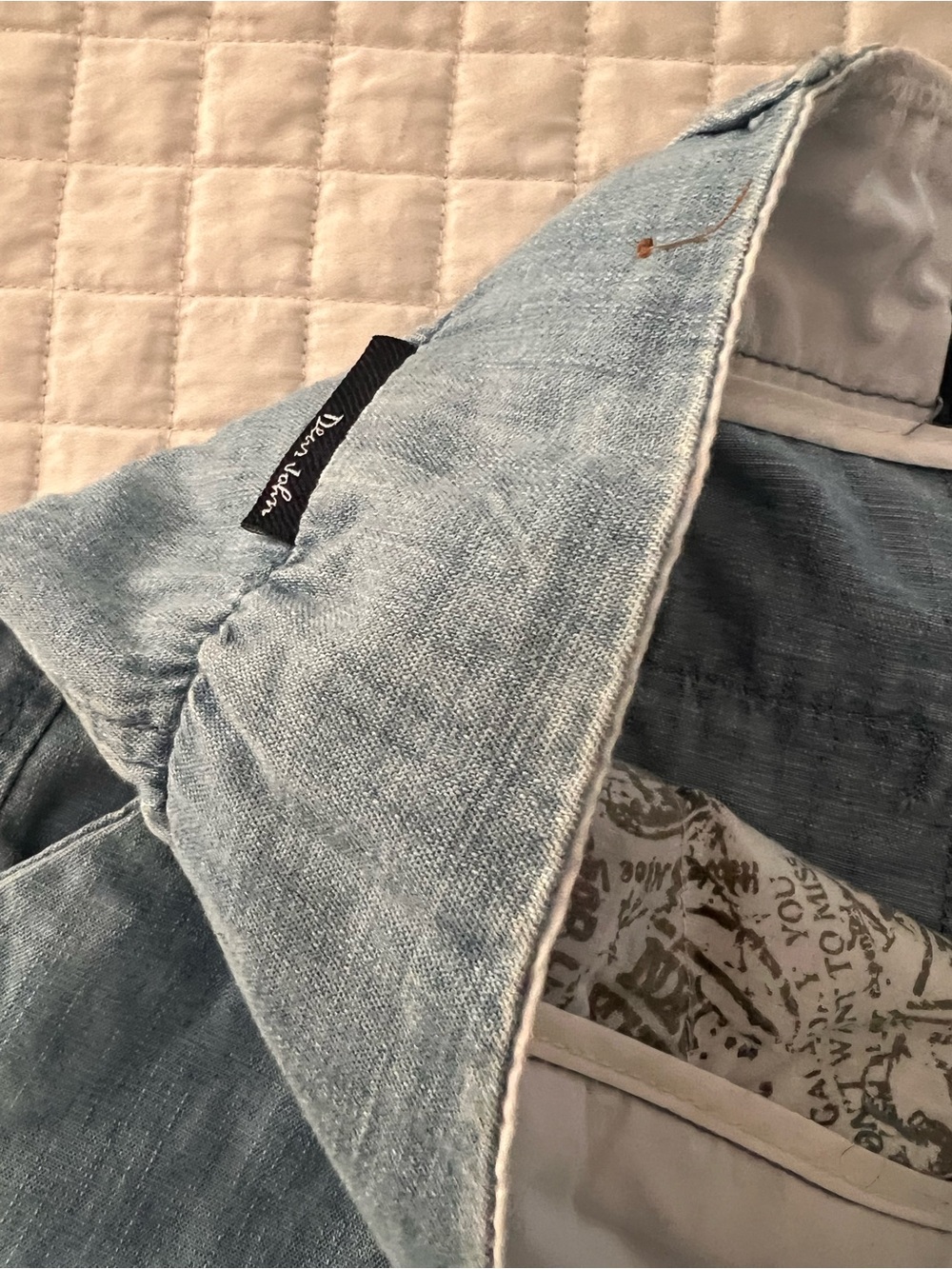 Dear John Light Blue Denim Jean Shorts - Picture 3 of 4